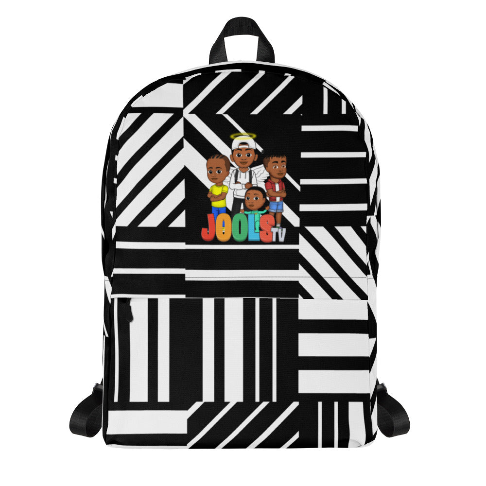 Limited Edition Striped Graphic Backpack