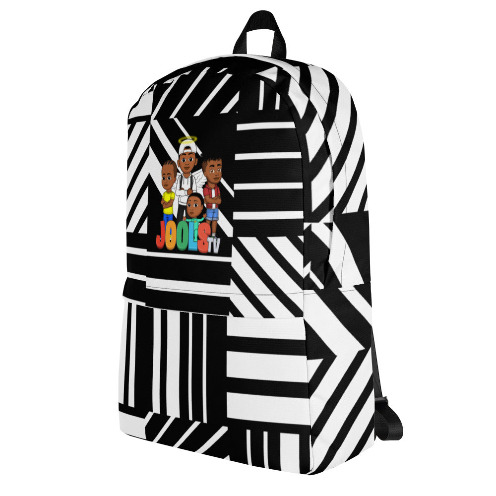 Limited Edition Striped Graphic Backpack