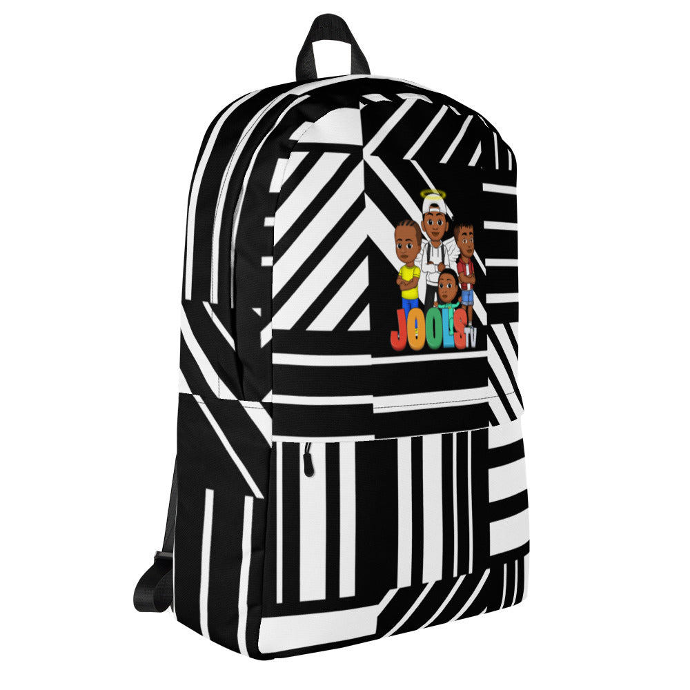 Limited Edition Striped Graphic Backpack
