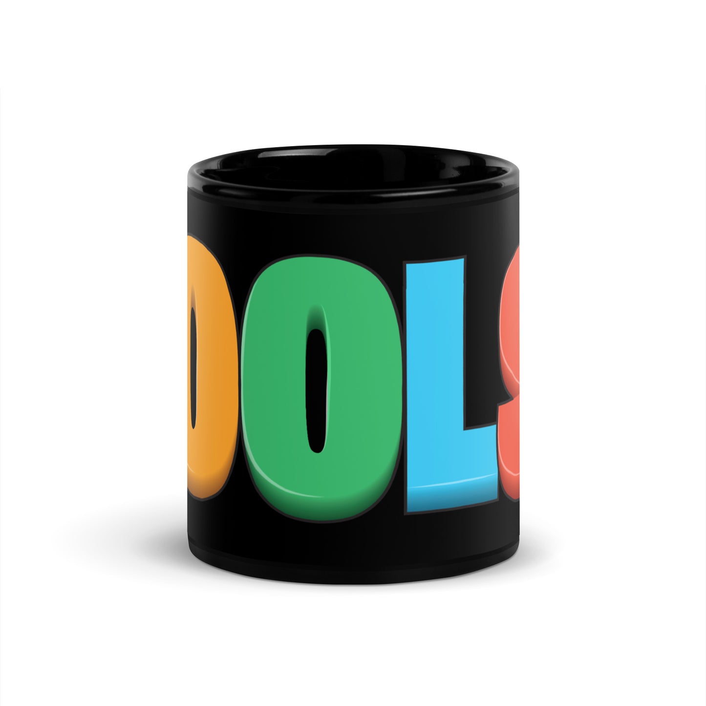 Black Glossy Logo Mug