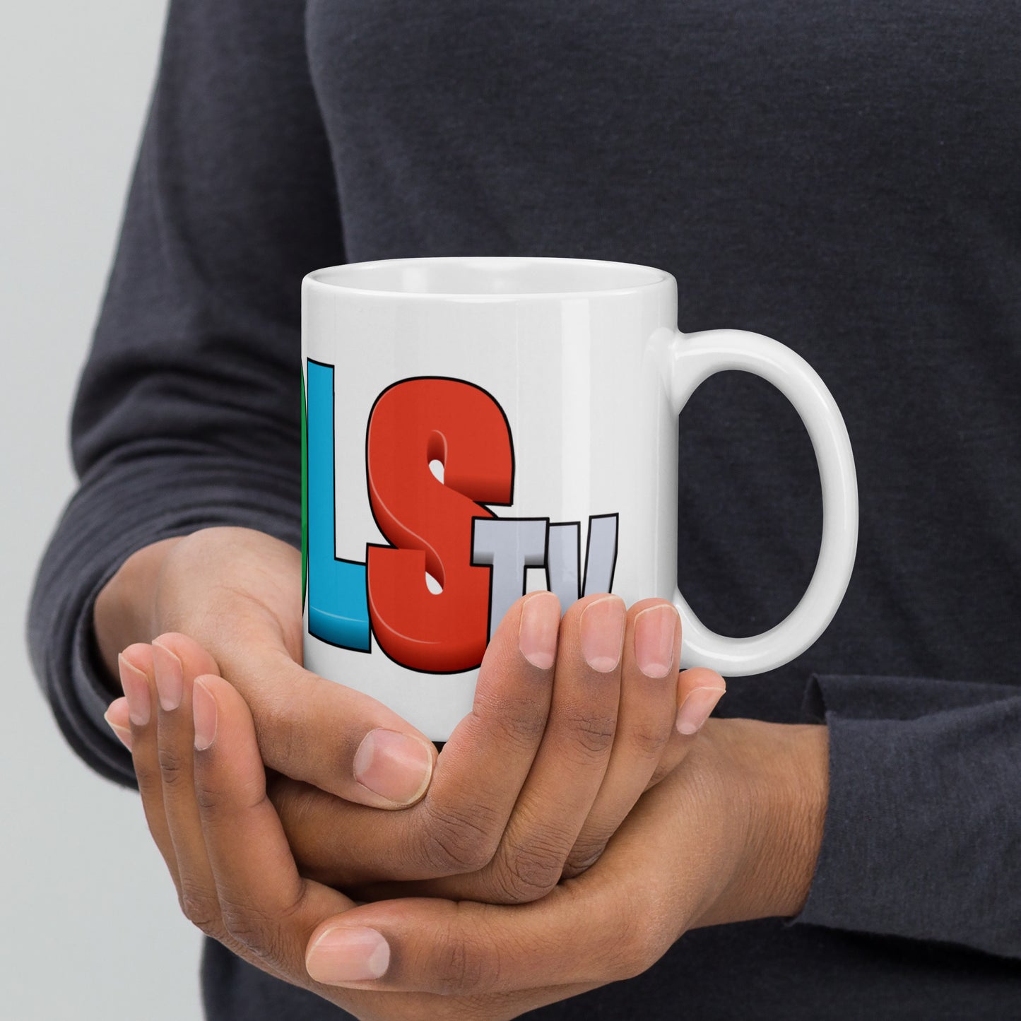 White Glossy Logo Mug
