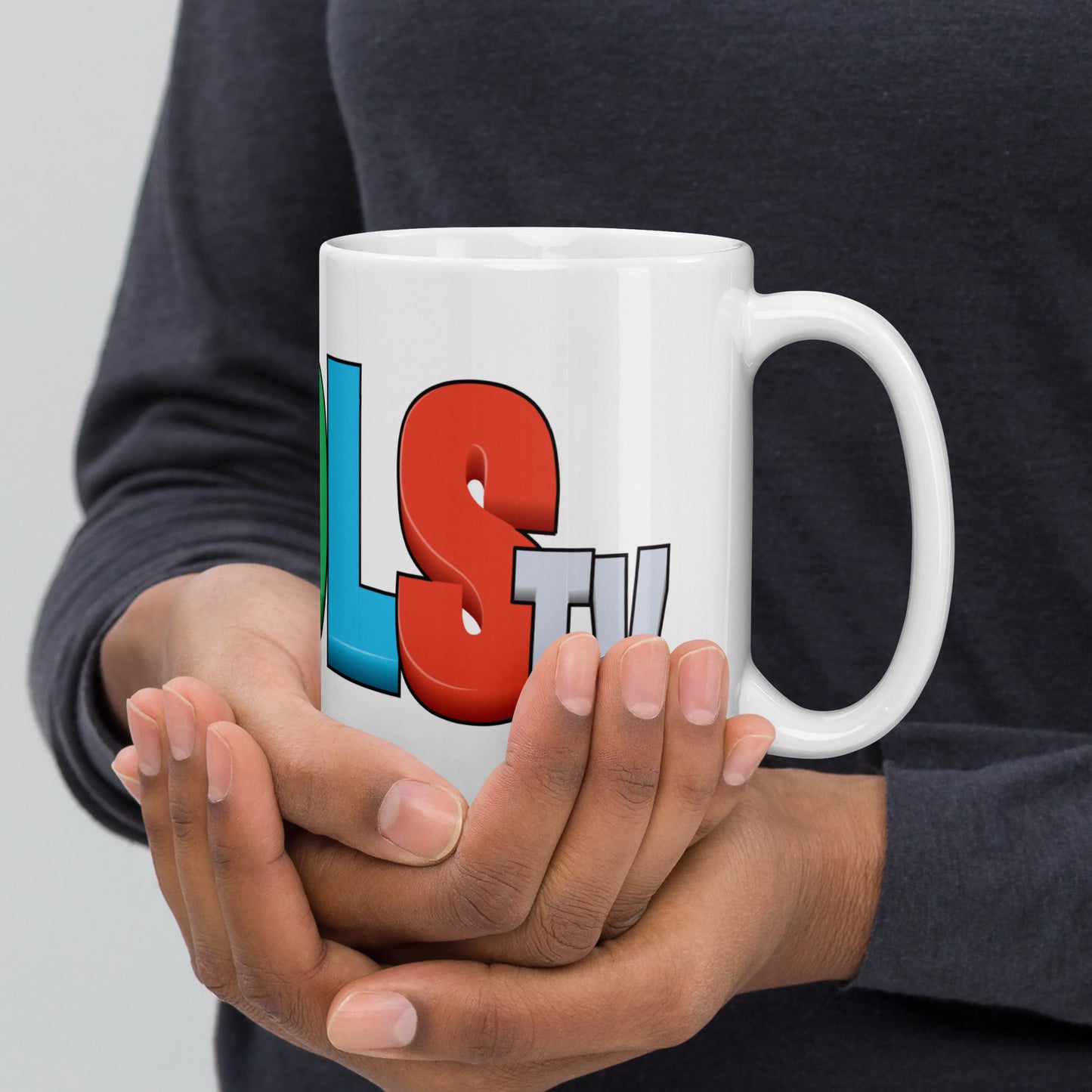 White Glossy Logo Mug