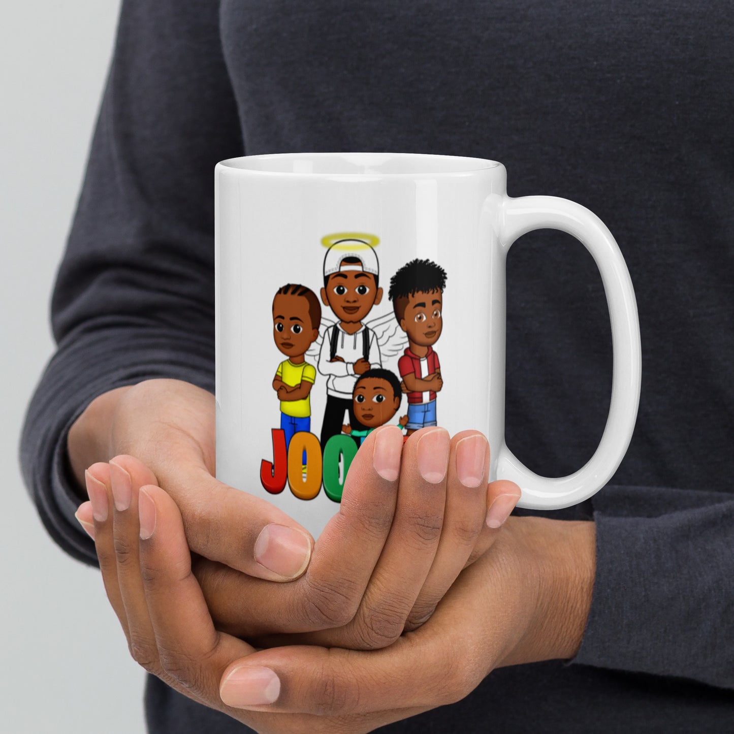 White Glossy Graphic Mug